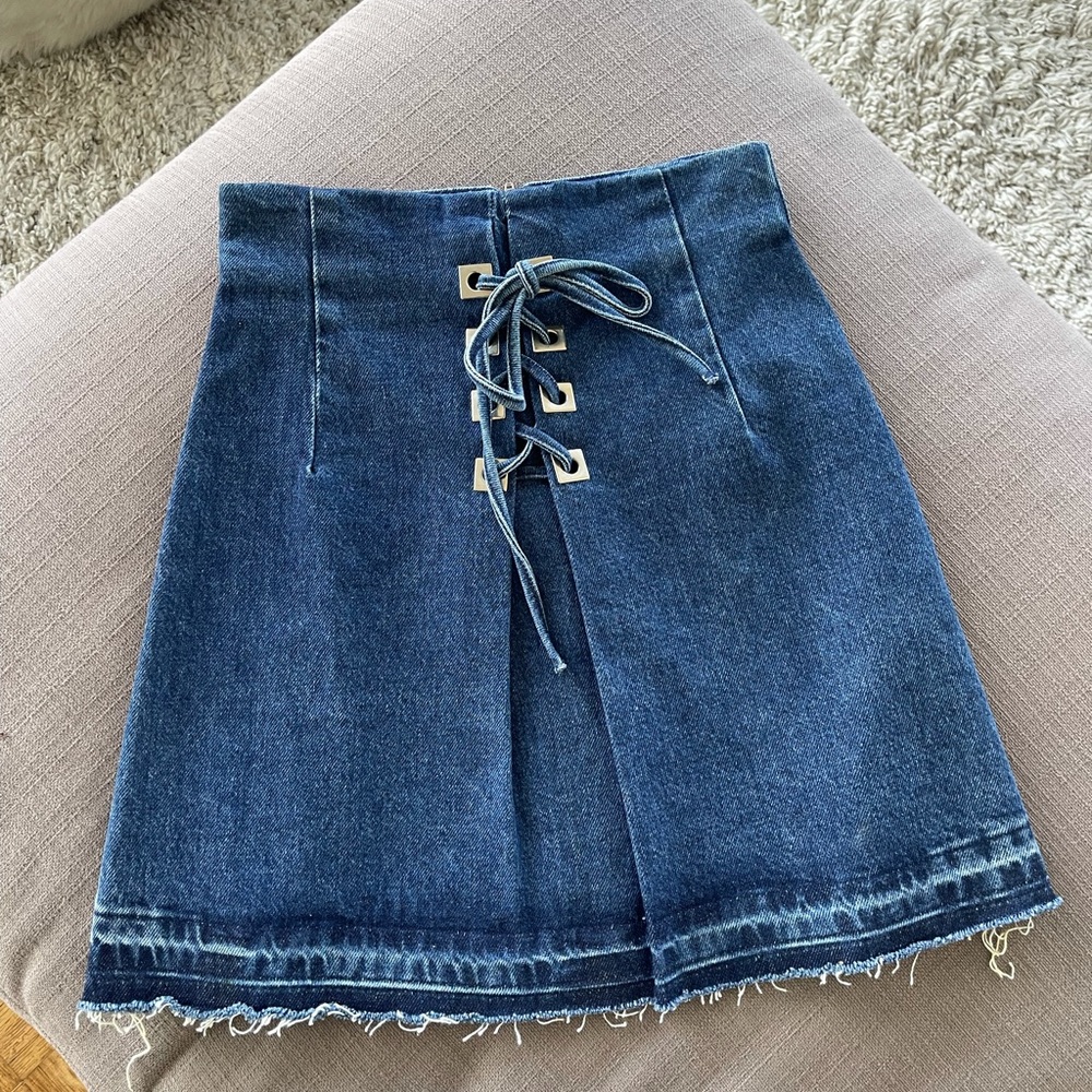 SANDRO denim skirt